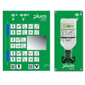 PLUM Augenspülstation mit Wandhalter