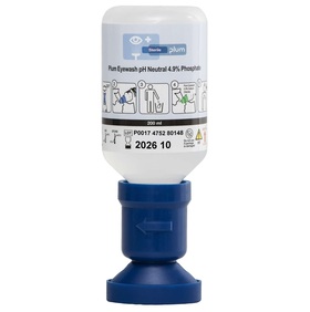 PLUM Augenspülflasche mit Phoshatlösung 4,9 %, ph-neutral